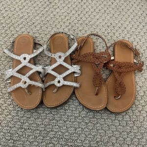 Girls Sandals Bundle Size 13